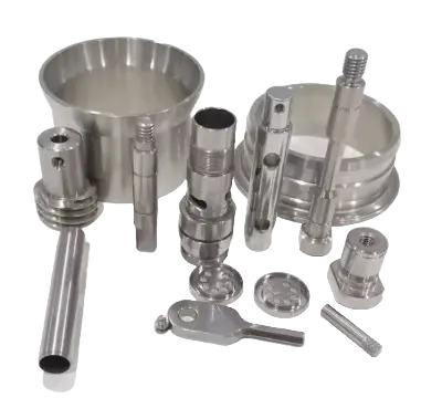CNC turned and milled engineering parts with close dimensional tolerances