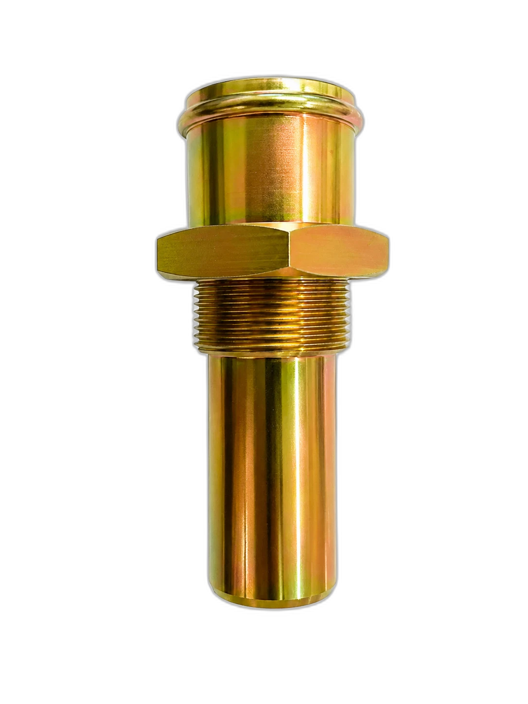 Machined filtration end cap for hydraulic filter assembly