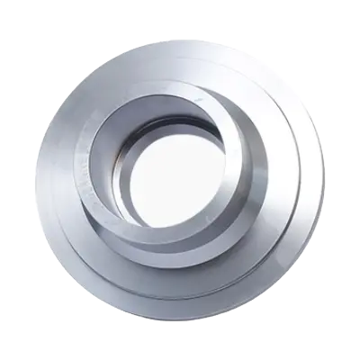 CNC-machined companion flange for industrial drive shaft assemblies